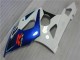 Preto Azul Branco Carenagem GSXR 1000 K5 2005-2006 Preto Azul Branco Carenagem GSXR 1000 K5 2005-2006