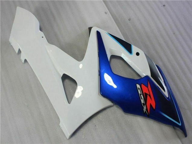 Preto Azul Branco Carenagem GSXR 1000 K5 2005-2006 Preto Azul Branco Carenagem GSXR 1000 K5 2005-2006