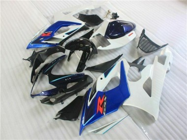Preto Azul Branco Carenagem GSXR 1000 K5 2005-2006