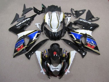 Preto Azul Branco Dark Dog Carenagem GSXR 1000 K9 2009-2016