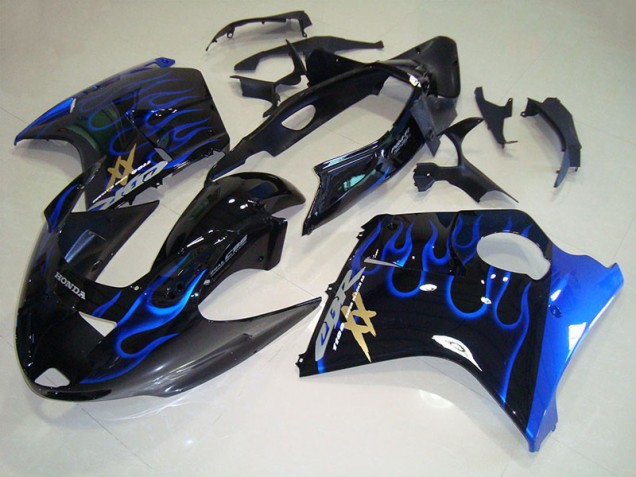 Preto Azul Chama Carenagem CBR 1100 XX Blackbird 1996-2007