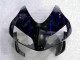 Preto & Azul Chama Carenagem CBR 600RR 2003-2004 Preto & Azul Chama Carenagem CBR 600RR 2003-2004