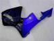 Preto & Azul Chama Carenagem CBR 600RR 2003-2004 Preto & Azul Chama Carenagem CBR 600RR 2003-2004