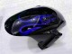Preto & Azul Chama Carenagem CBR 600RR 2003-2004 Preto & Azul Chama Carenagem CBR 600RR 2003-2004