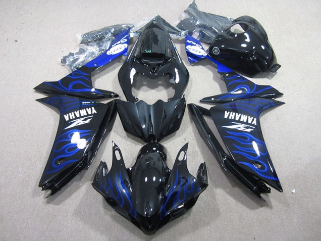 Preto & Azul Chama Carenagem R1 2007-2008 Preto & Azul Chama Carenagem R1 2007-2008