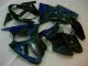 Preto & Azul Chama Carenagem ZX6R 2000-2002