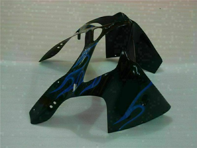 Preto & Azul Chama Carenagem ZX6R 2000-2002