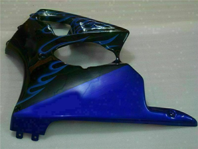Preto & Azul Chama Carenagem ZX6R 2000-2002