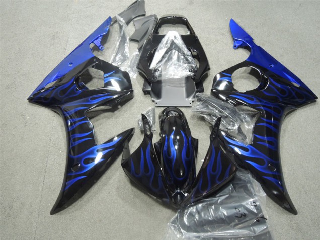 Preto Azul Chama Carroçaria R6 2003-2005 Preto Azul Chama Carroçaria R6 2003-2005