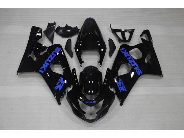 Preto Azul Decalque Carenagem GSXR 750 K4 2004-2005 Preto Azul Decalque Carenagem GSXR 750 K4 2004-2005