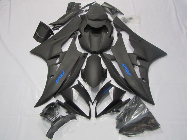 Preto Azul Decalque Carenagem R6 2006-2007 Preto Azul Decalque Carenagem R6 2006-2007