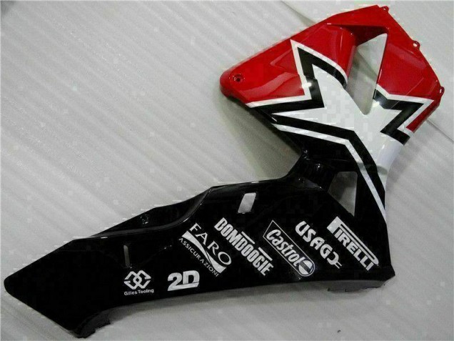 Preto Branco 11 Carenagem CBR 600RR 2003-2004 Preto Branco 11 Carenagem CBR 600RR 2003-2004