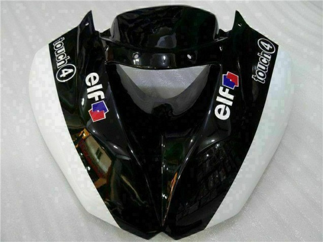 Preto Branco 3M Touch4 Injeção Kit Carenagem ZX6R 2009-2012 Preto Branco 3M Touch4 Injeção Kit Carenagem ZX6R 2009-2012