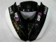 Preto Branco 3M Touch4 Injeção Kit Carenagem ZX6R 2009-2012 Preto Branco 3M Touch4 Injeção Kit Carenagem ZX6R 2009-2012