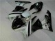 Preto Branco 3M Touch4 Injeção Kit Carenagem ZX6R 2009-2012 Preto Branco 3M Touch4 Injeção Kit Carenagem ZX6R 2009-2012