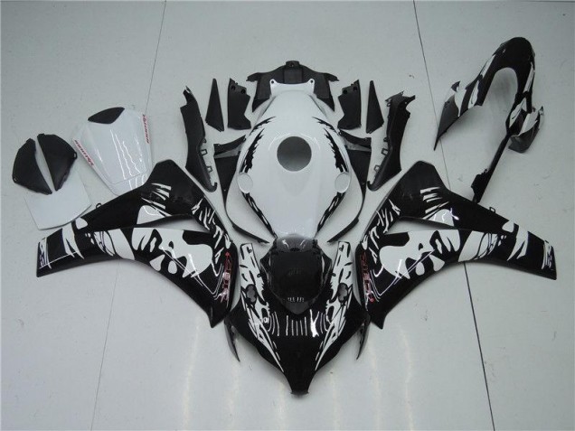 Preto Branco Abs Kits Completos Carenagem CBR 1000RR 2008-2011 Preto Branco Abs Kits Completos Carenagem CBR 1000RR 2008-2011