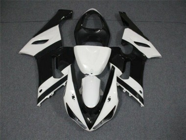Preto Branco Abs Plástico ZX6R 2005-2006