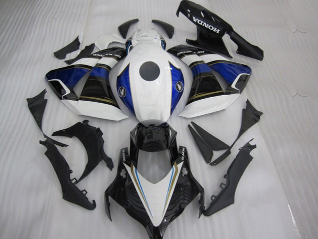 Preto Branco Azul Carenagem CBR 1000RR 2004-2005 Preto Branco Azul Carenagem CBR 1000RR 2004-2005