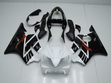 Preto Branco Carenagem CBR 600 F4i 2001-2003