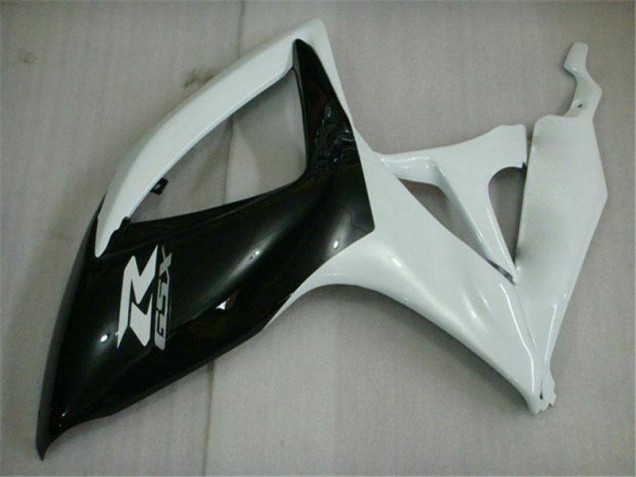 Preto Branco Carenagem GSXR 600 / 750 K6 2006-2007