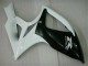 Preto Branco Carenagem GSXR 600 / 750 K6 2006-2007