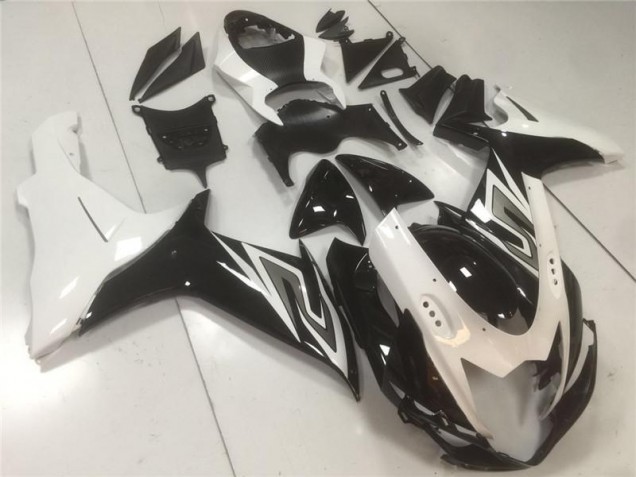 Preto Branco Carenagem & Plástico GSXR 600 / 750 K11 2011-2021 Preto Branco Carenagem & Plástico GSXR 600 / 750 K11 2011-2021
