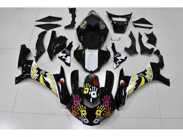 Preto Branco Carenagem R1 2015-2019