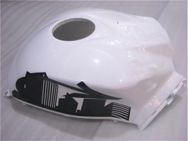 Preto Branco Carroçaria CBR 600RR 2007-2008 Preto Branco Carroçaria CBR 600RR 2007-2008