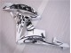Preto Branco Carroçaria CBR 600RR 2007-2008 Preto Branco Carroçaria CBR 600RR 2007-2008