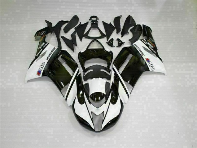 Preto Branco Carroçaria ZX6R 2007-2008