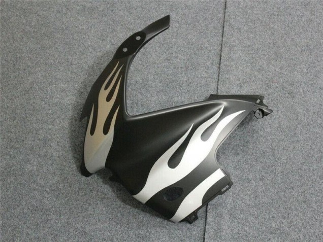 Preto Branco Chama Carenagem CBR 600 F4i 2001-2003 Preto Branco Chama Carenagem CBR 600 F4i 2001-2003