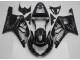 Preto Branco Chama Carenagem GSXR 600 / 750 K1 K2 K3 2001-2003 Preto Branco Chama Carenagem GSXR 600 / 750 K1 K2 K3 2001-2003