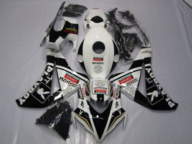 Preto Branco Denso Playboy Carenagem CBR 1000RR 2008-2011
