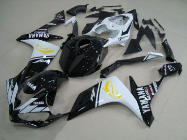 Preto Branco Dolphin Carenagem R1 2007-2008