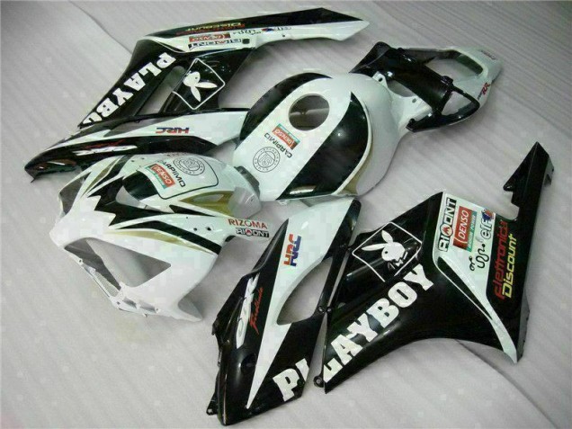 Preto Branco Kit Carenagem CBR 1000RR 2004-2005 Preto Branco Kit Carenagem CBR 1000RR 2004-2005