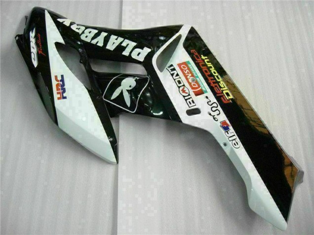 Preto Branco Kit Carenagem CBR 1000RR 2004-2005 Preto Branco Kit Carenagem CBR 1000RR 2004-2005