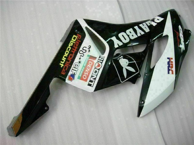 Preto Branco Kit Carenagem CBR 1000RR 2004-2005 Preto Branco Kit Carenagem CBR 1000RR 2004-2005