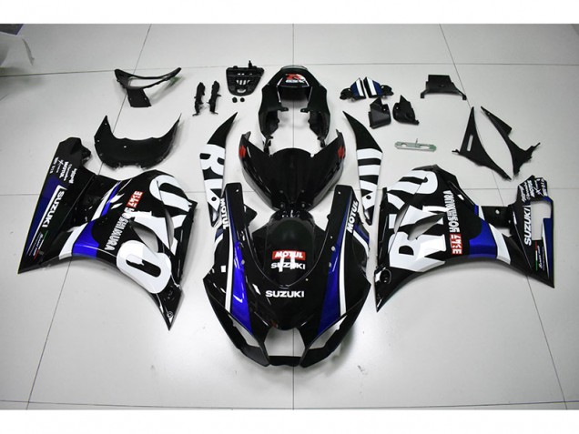 Preto Branco Motul Carenagem GSXR 1000 2017-2023