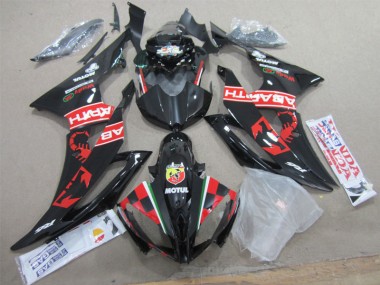 Preto Branco Motul Carenagem R6 2008-2016