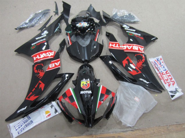 Preto Branco Motul Carenagem R6 2008-2016