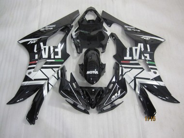 Preto Branco Motul Fiat Carenagem R6 2006-2007