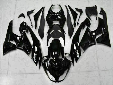 Preto Branco Ninja Carenagem ZX6R 2009-2012