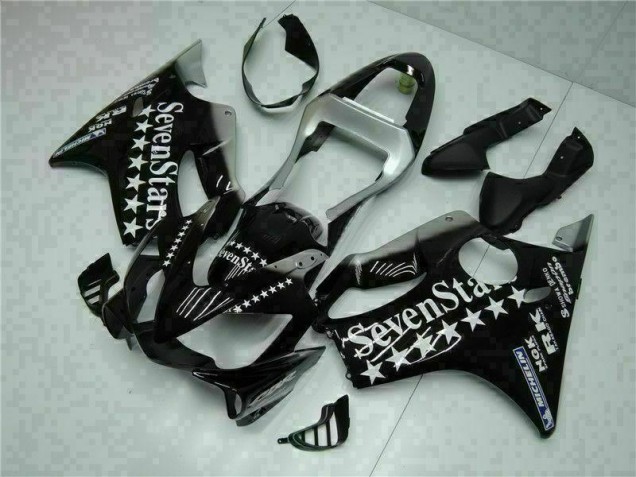 Preto Branco SevenStarss Carenagem CBR 600 F4i 2001-2003