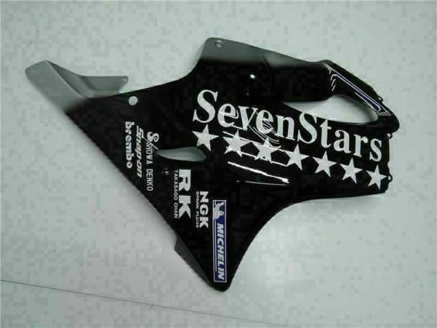 Preto Branco SevenStarss Carenagem CBR 600 F4i 2001-2003