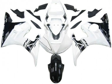 Preto Branco Tribal Carenagem R6 2003-2005