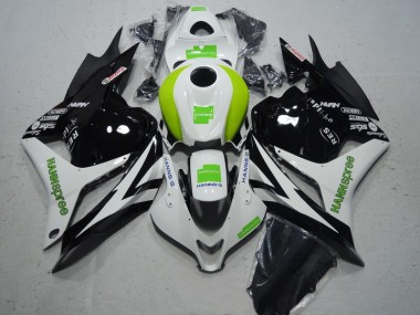 Preto Branco Verde Hannspree Abs Kits Completos Carenagem CBR 600RR 2009-2012