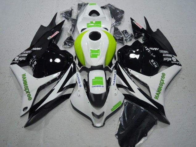 Preto Branco Verde Hannspree Abs Kits Completos Carenagem CBR 600RR 2009-2012 Preto Branco Verde Hannspree Abs Kits Completos Carenagem CBR 600RR 2009-2012