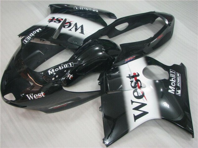 Preto Branco West Carenagem CBR 1100 XX 1996-2007 Preto Branco West Carenagem CBR 1100 XX 1996-2007