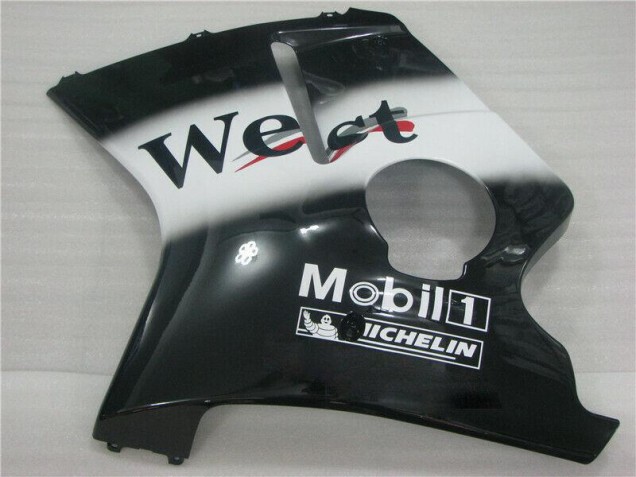 Preto Branco West Carenagem CBR 1100 XX 1996-2007 Preto Branco West Carenagem CBR 1100 XX 1996-2007