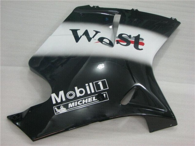 Preto Branco West Carenagem CBR 1100 XX 1996-2007 Preto Branco West Carenagem CBR 1100 XX 1996-2007